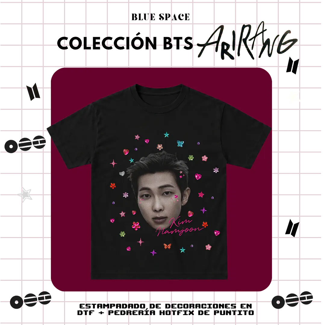 Polera BTS - NAMJOON BEDAZZLED  3