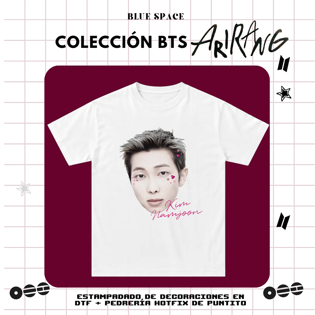 Polera BTS - NAMJOON BEDAZZLED 2.0 1