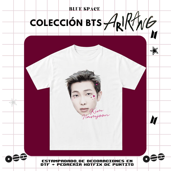 Polera BTS - NAMJOON BEDAZZLED 2.0 1