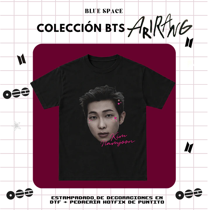 Polera BTS - NAMJOON BEDAZZLED 2.0 3