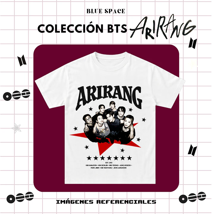 Polera BTS - LOVER GRUPAL 1