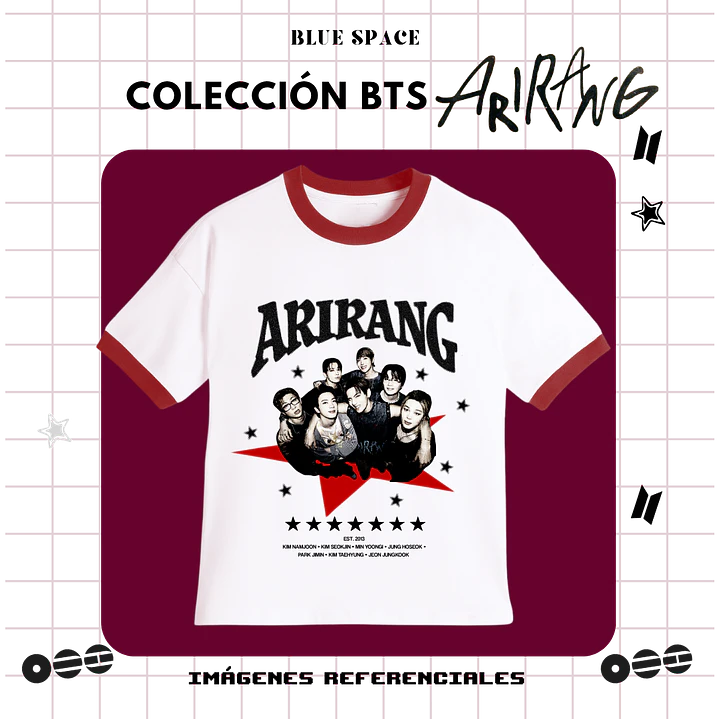 Polera VINTAGE BTS - LOVER GRUPAL 2
