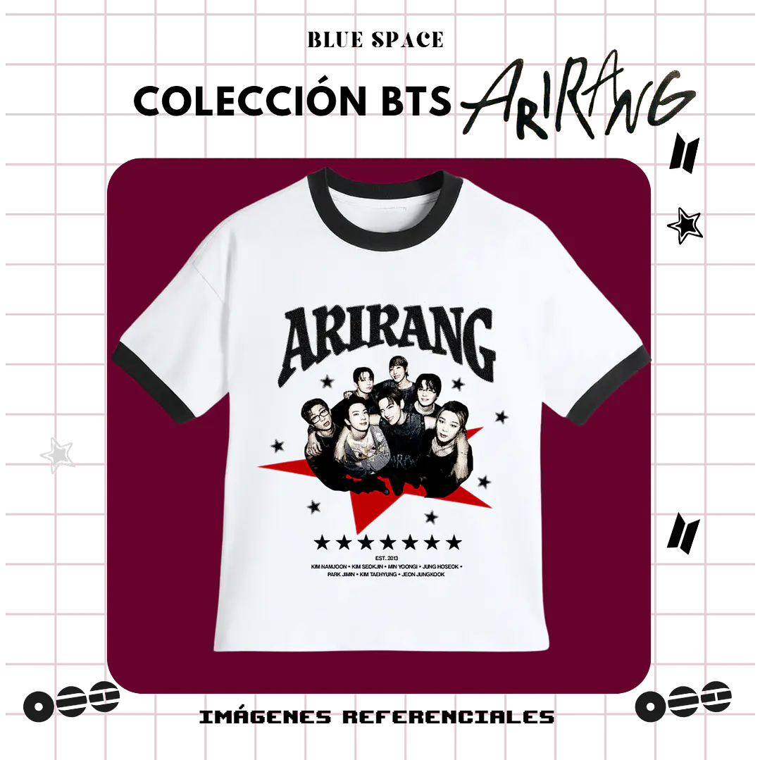 Polera VINTAGE BTS - LOVER GRUPAL 1