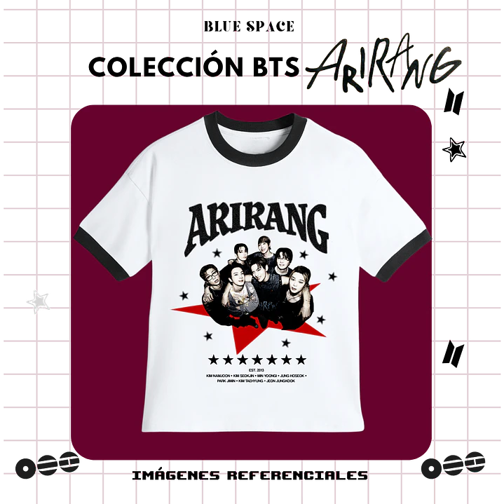 Polera VINTAGE BTS - LOVER GRUPAL 1
