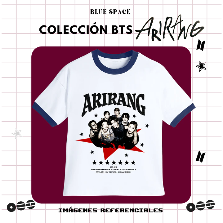 Polera VINTAGE BTS - LOVER GRUPAL 3