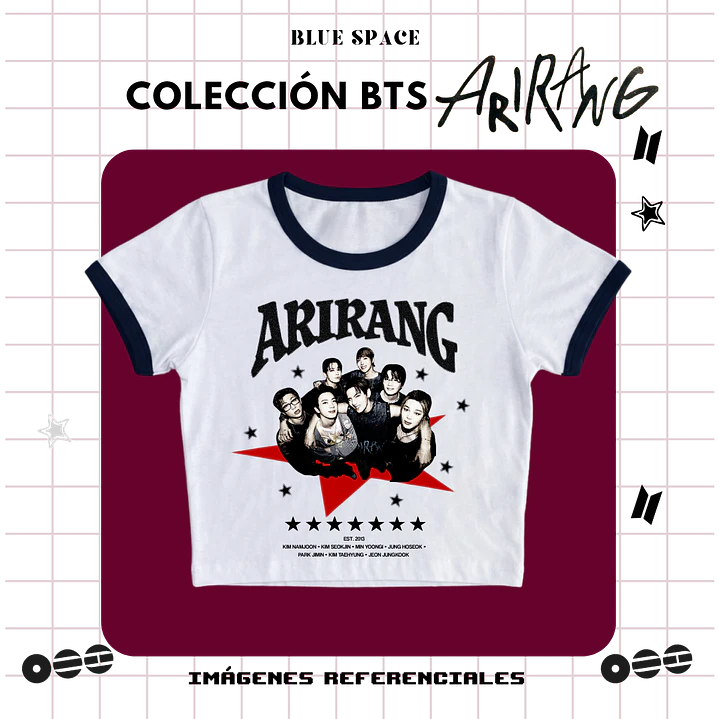 Polera VINTAGE BTS - LOVER GRUPAL 4