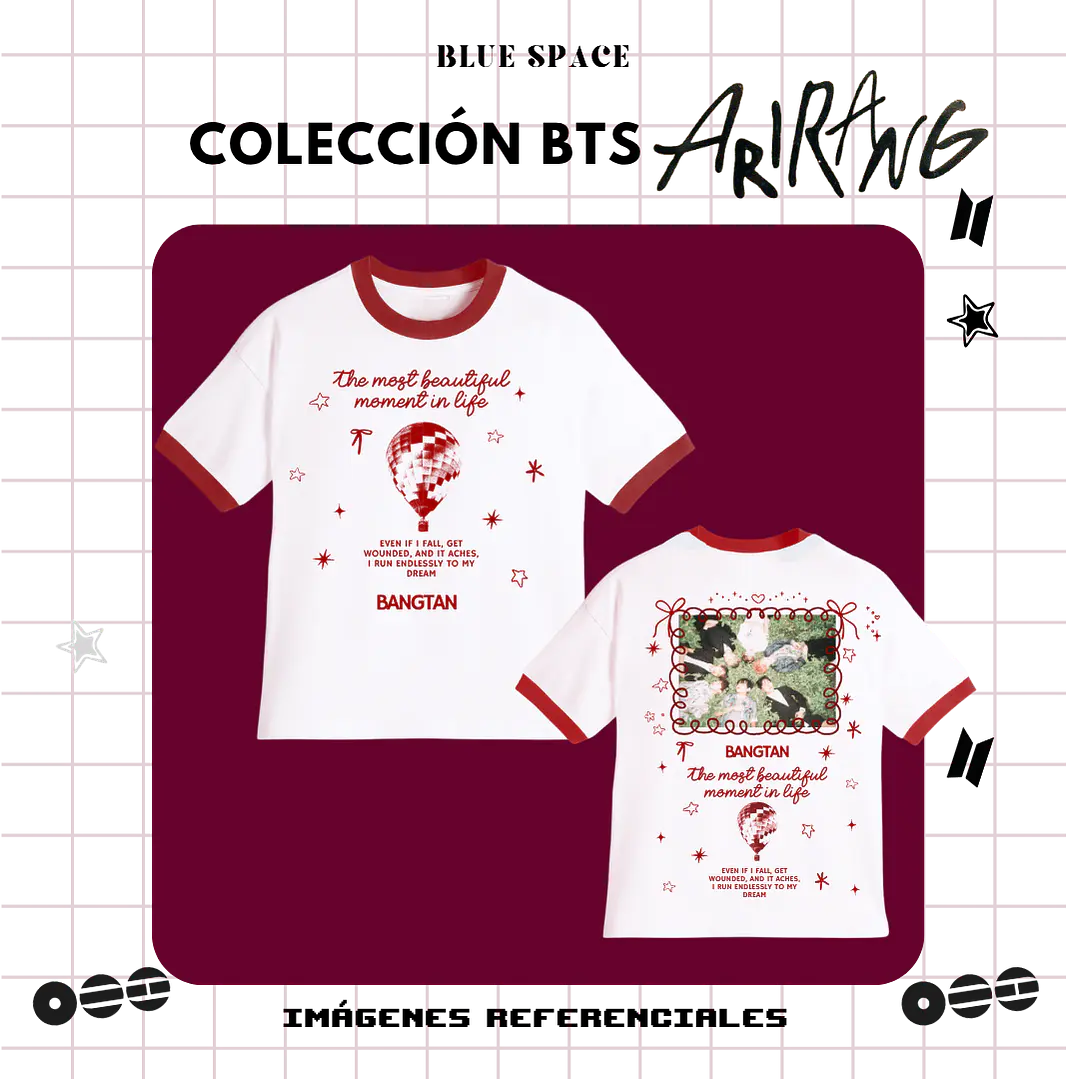 POLERA VINTAGE BTS - HYYH THE MOST BEAUTIFUL MOMENT IN LIFE 1