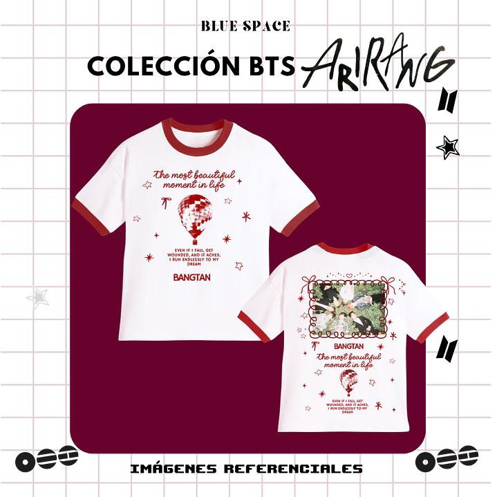 POLERA VINTAGE BTS - HYYH THE MOST BEAUTIFUL MOMENT IN LIFE 1