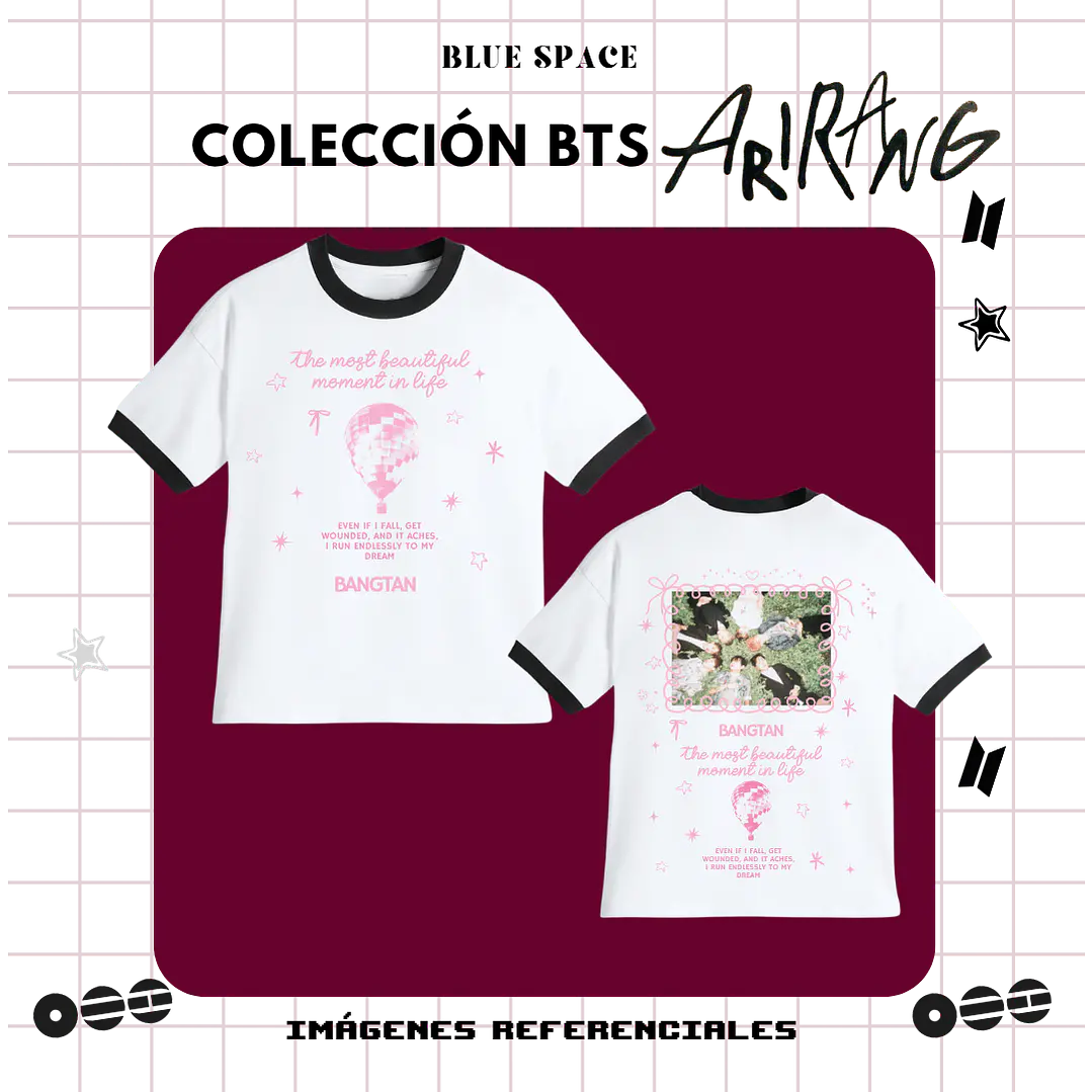POLERA VINTAGE BTS - HYYH THE MOST BEAUTIFUL MOMENT IN LIFE 2