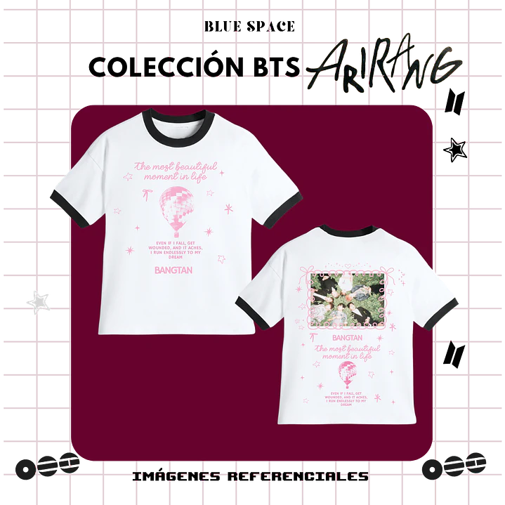 POLERA VINTAGE BTS - HYYH THE MOST BEAUTIFUL MOMENT IN LIFE 2