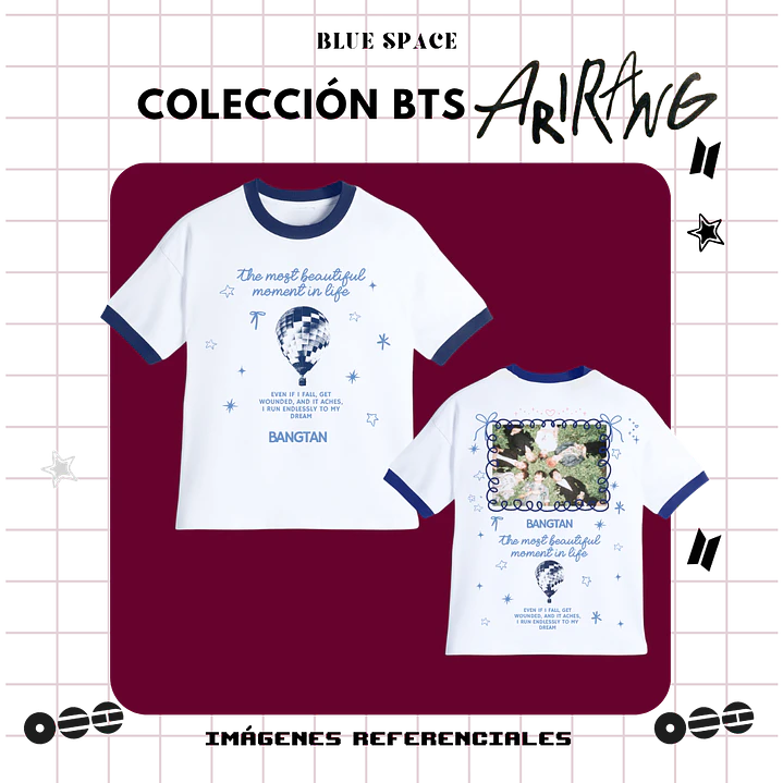 POLERA VINTAGE BTS - HYYH THE MOST BEAUTIFUL MOMENT IN LIFE 3