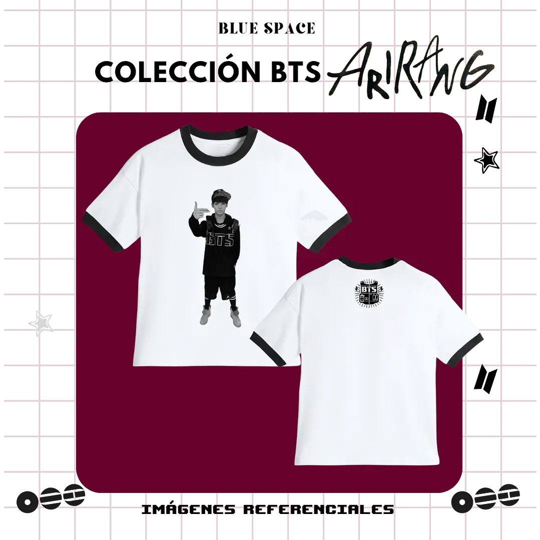 Polera VINTAGE BTS - JUNGKOOK DEBUT 1