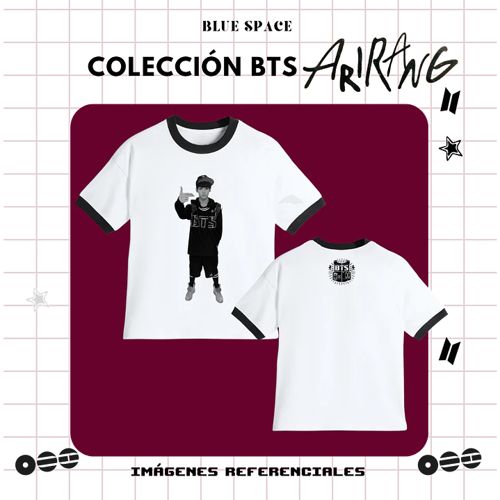 Polera VINTAGE BTS - JUNGKOOK DEBUT 1