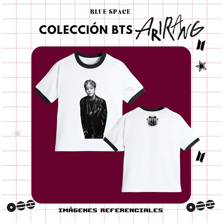 Polera VINTAGE BTS - TAEHYUNG DEBUT 1