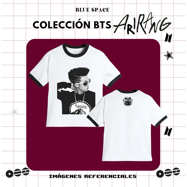 Polera VINTAGE BTS - NAMJOON DEBUT 1