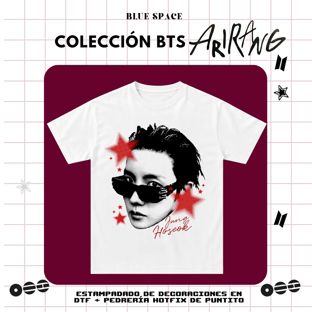 Polera BTS - J-HOPE ESTRELLAS 2