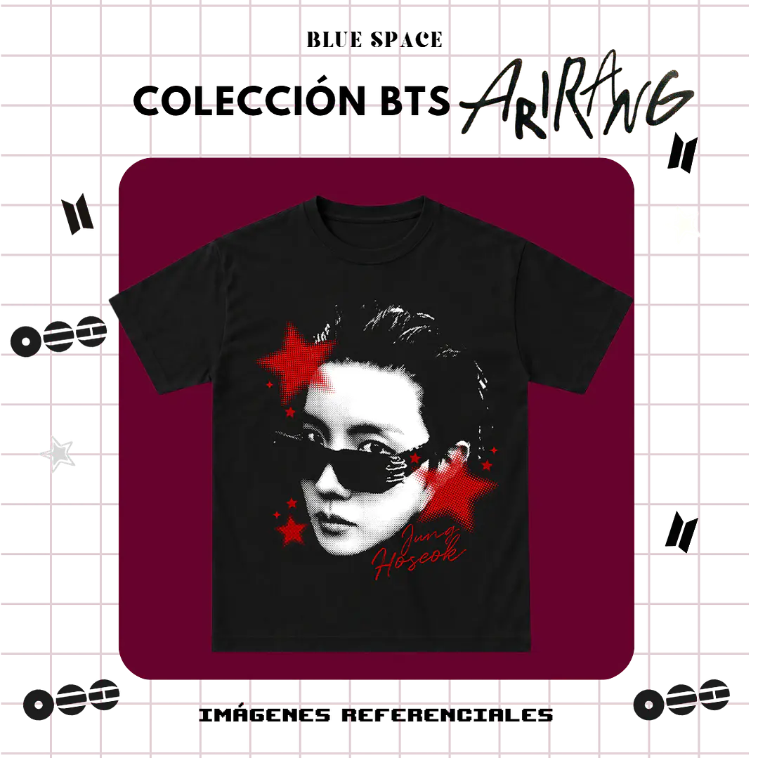 Polera BTS - J-HOPE ESTRELLAS 1