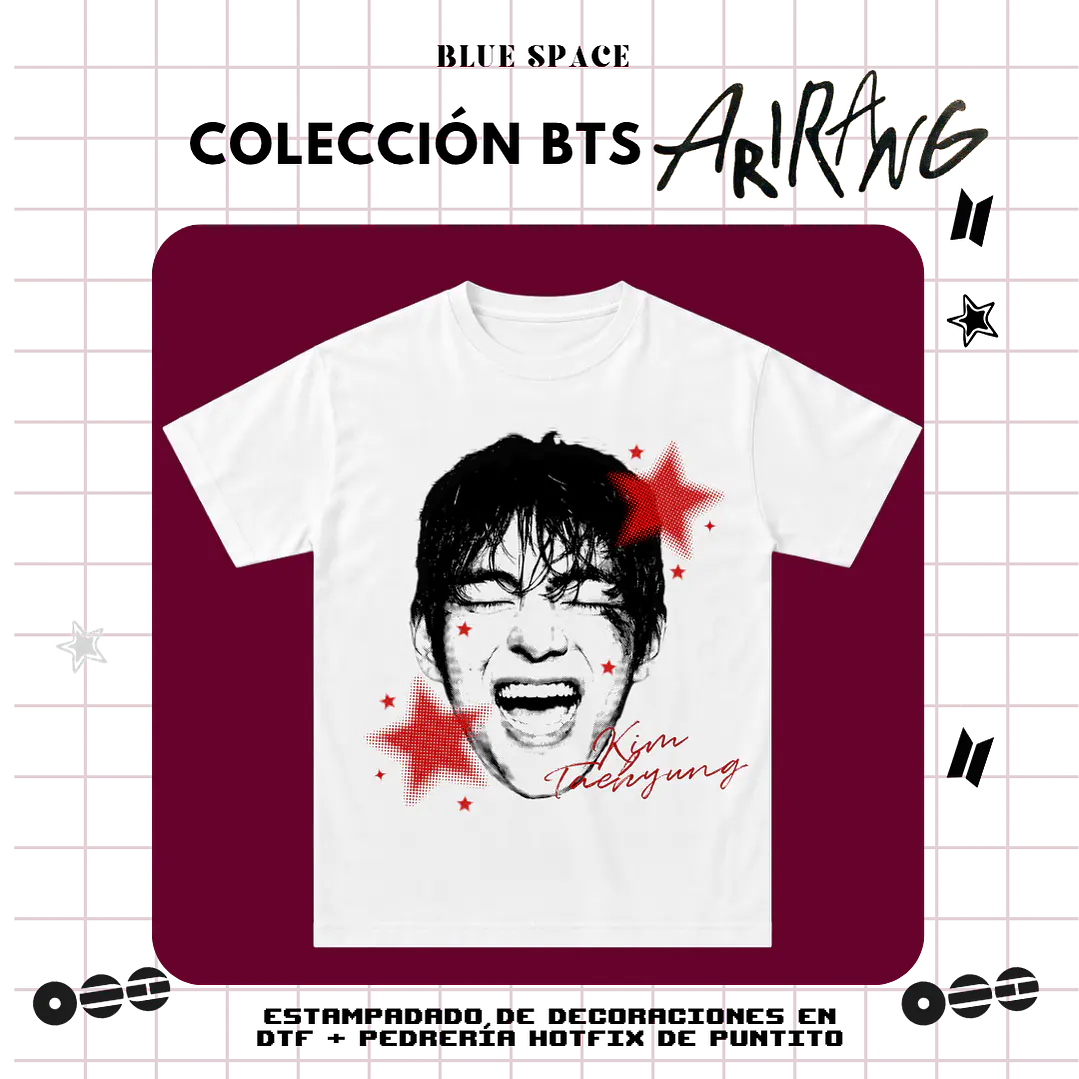 Polera BTS - TAEHYUNG ESTRELLAS 1