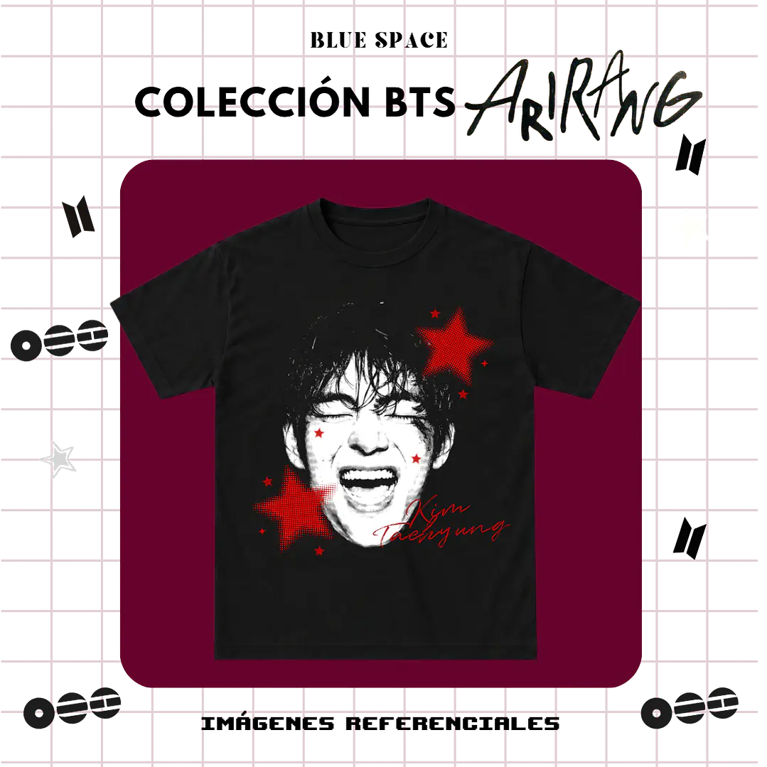 Polera BTS - TAEHYUNG ESTRELLAS 2