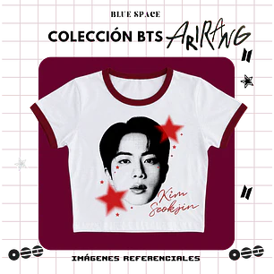 Polera VINTAGE BTS - JIN ESTRELLAS