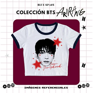 Polera VINTAGE BTS - JUNGKOOK ESTRELLAS