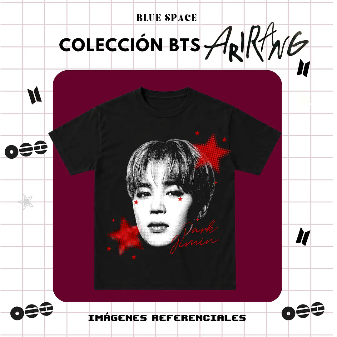 Polera BTS - JIMIN ESTRELLAS 2