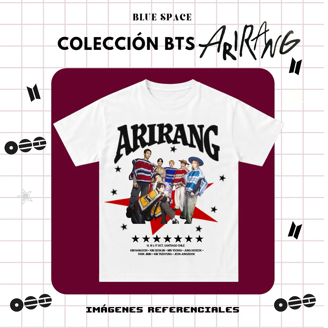 Polera BTS - HUASOS CHILENOS 1