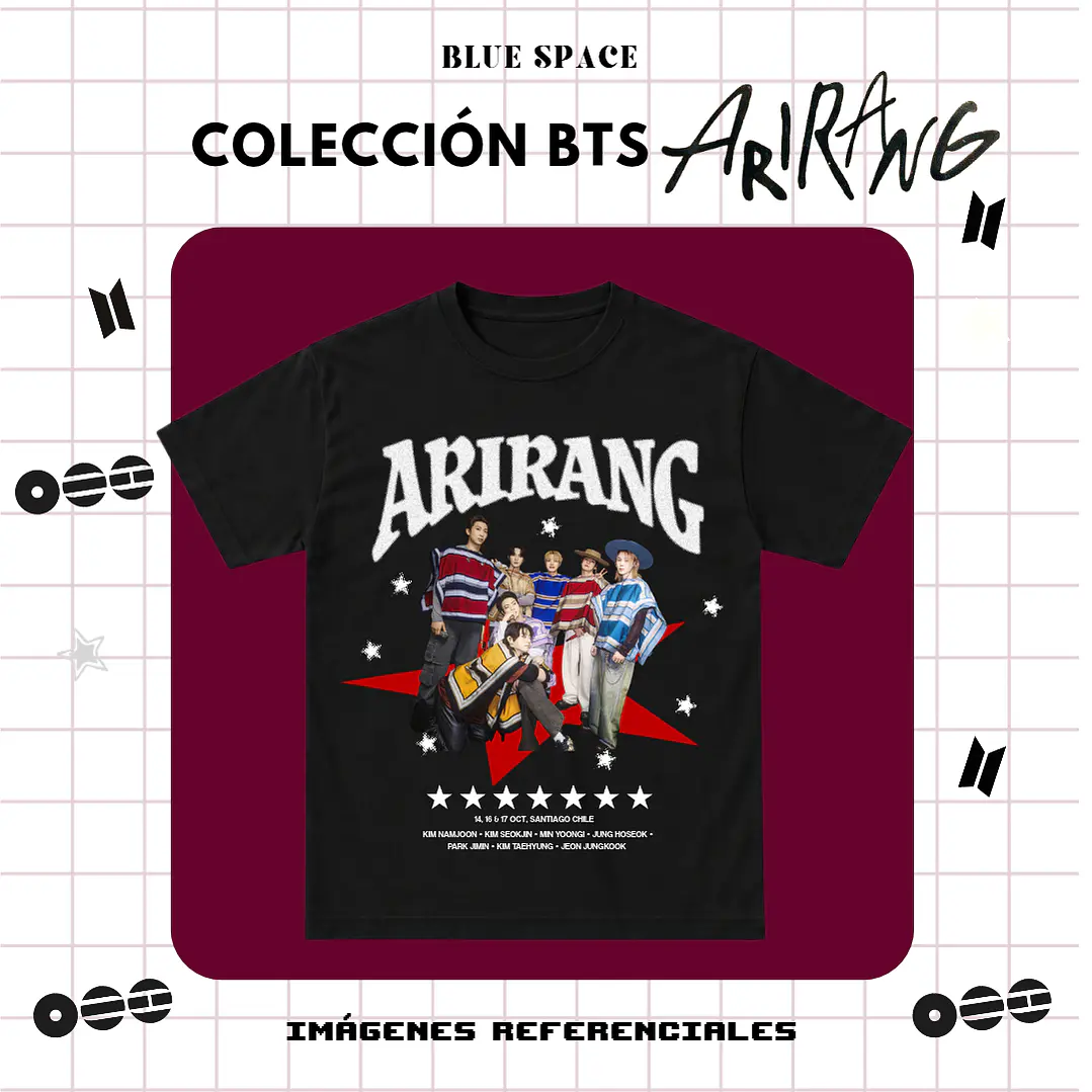 Polera BTS - HUASOS CHILENOS 2