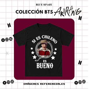 Polera BTS - TAEHYUNG HUASO CHILENO