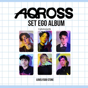 AQROSS - SET EGO ALBUM - 6 PHOTOCARDS FANMADE