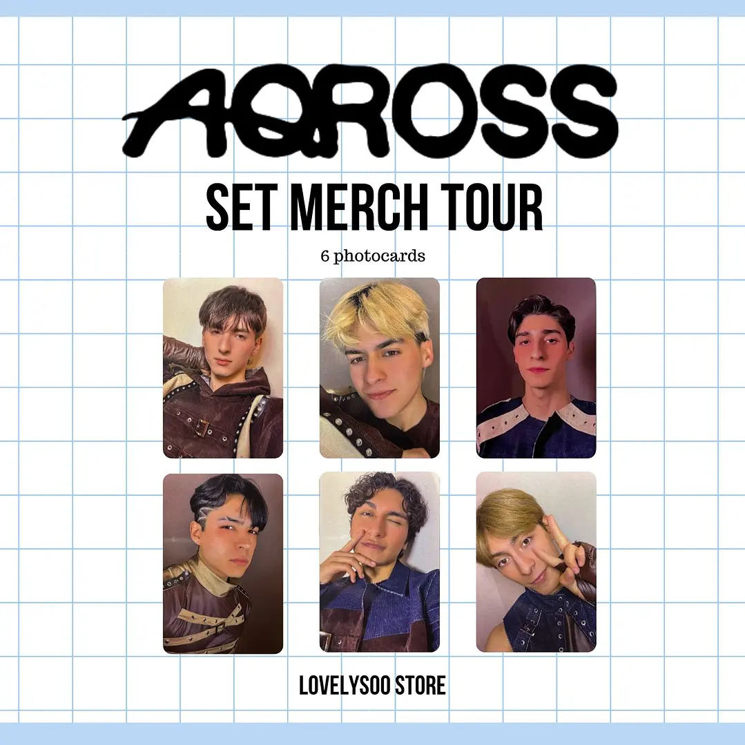 SET FANMADE AQROSS TOUR - 6 PHOTOCARDS 1