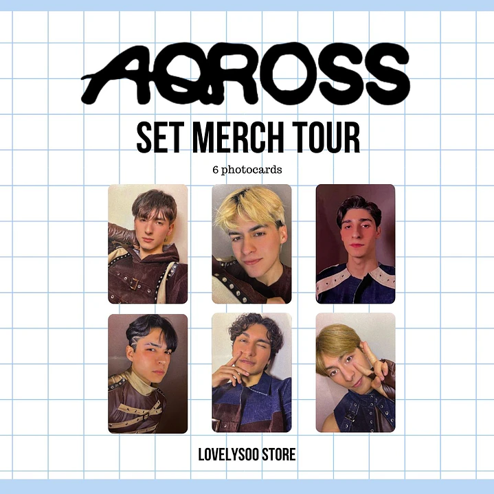 SET FANMADE AQROSS TOUR - 6 PHOTOCARDS 1