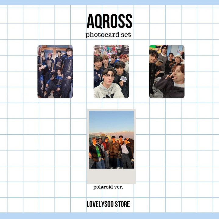 AQROSS - Set de Photocards Fanmade 1