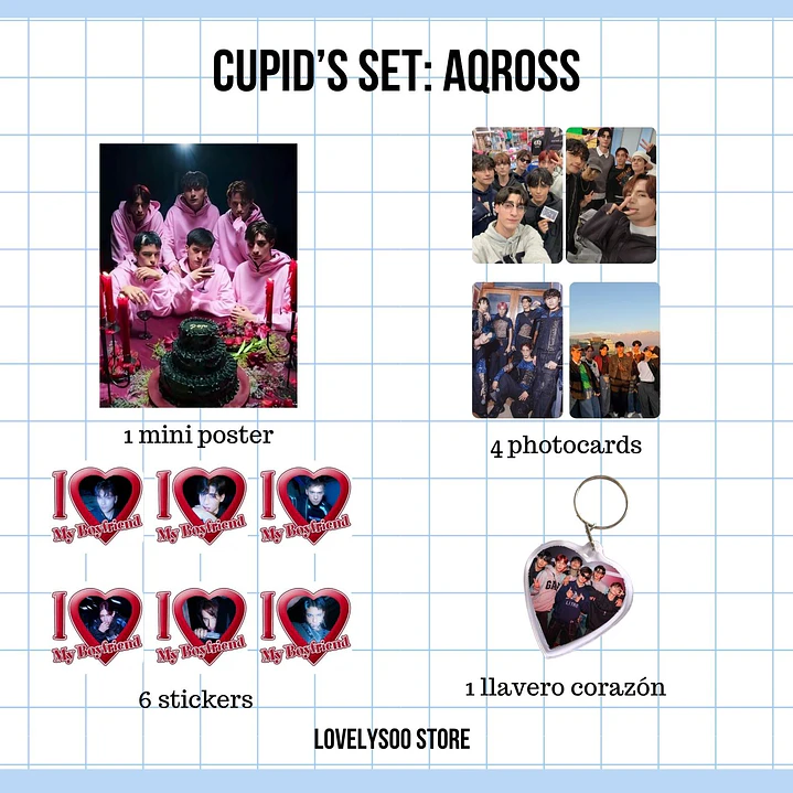CUPID’S SET: AQROSS 1