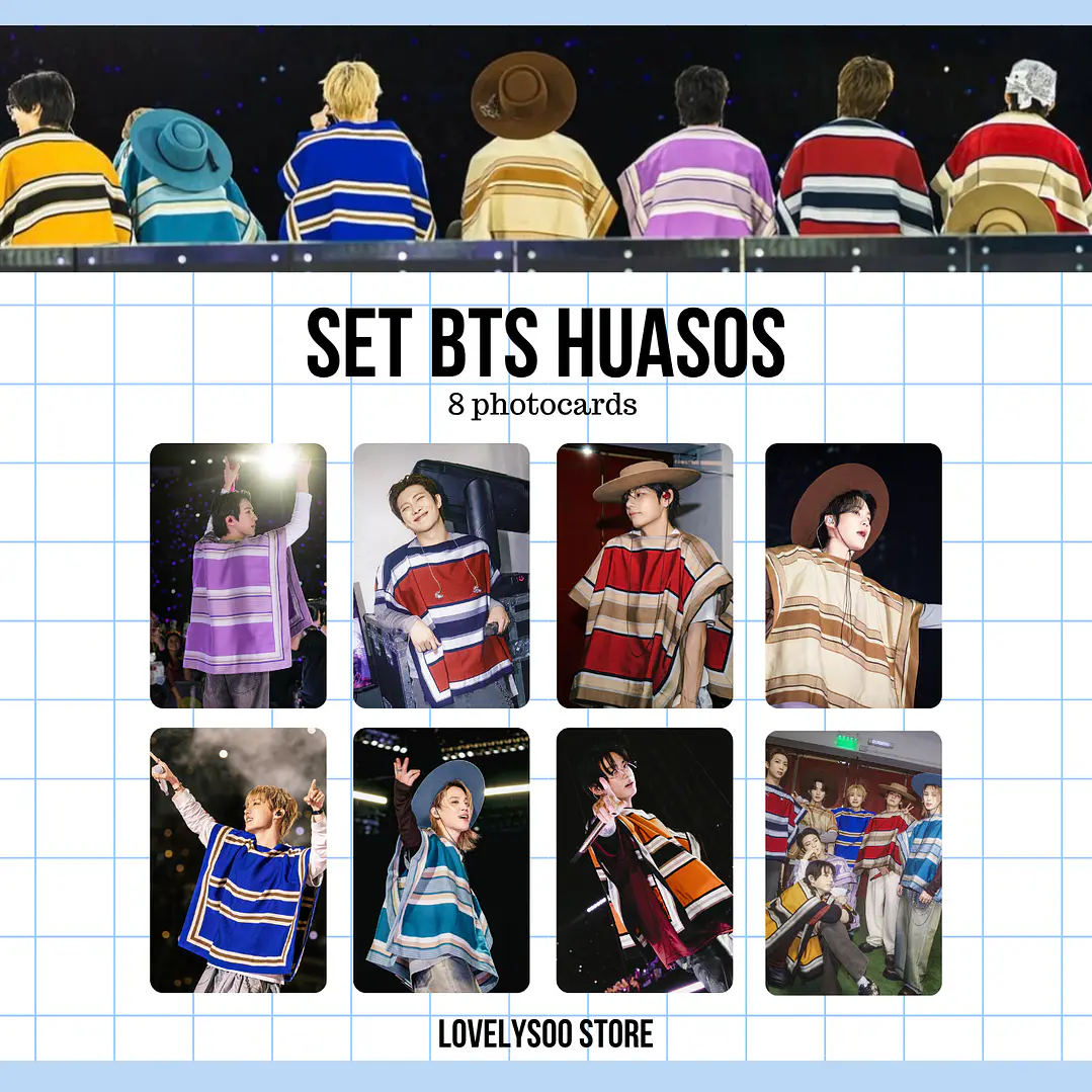BTS HUASOS SET PHOTOCARDS - FANMADE 1