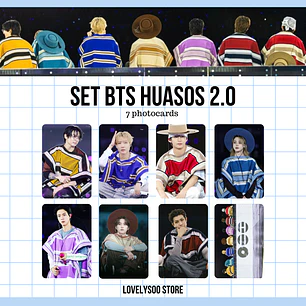 BTS HUASOS SET PHOTOCARDS 2.0  - FANMADE