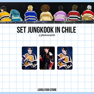 JUNGKOOK BTS IN CHILE SET PHOTOCARDS - FANMADE