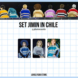 JIMIN BTS IN CHILE SET PHOTOCARDS - FANMADE