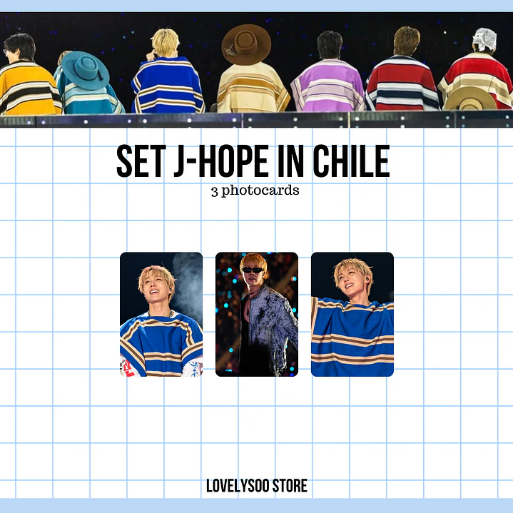 J-HOPE BTS IN CHILE SET PHOTOCARDS - FANMADE 1
