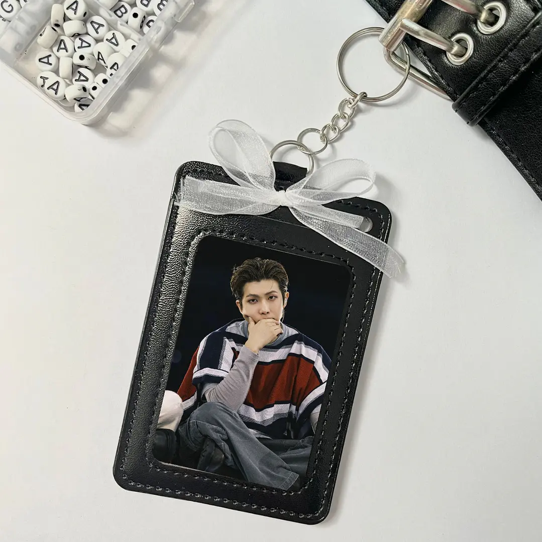 Holder de Cuero Negro - NAMJOON BTS HUASO 1