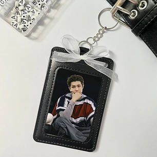 Holder de Cuero Negro - NAMJOON BTS HUASO