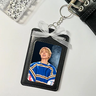 Holder de Cuero Negro - J-HOPE BTS HUASO
