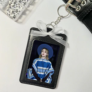 Holder de Cuero Negro - JIMIN BTS HUASO