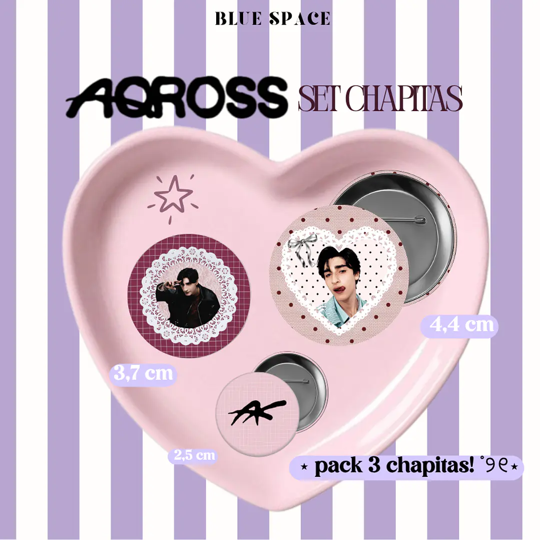 SET CHAPITAS - AQROSS JOTA 1