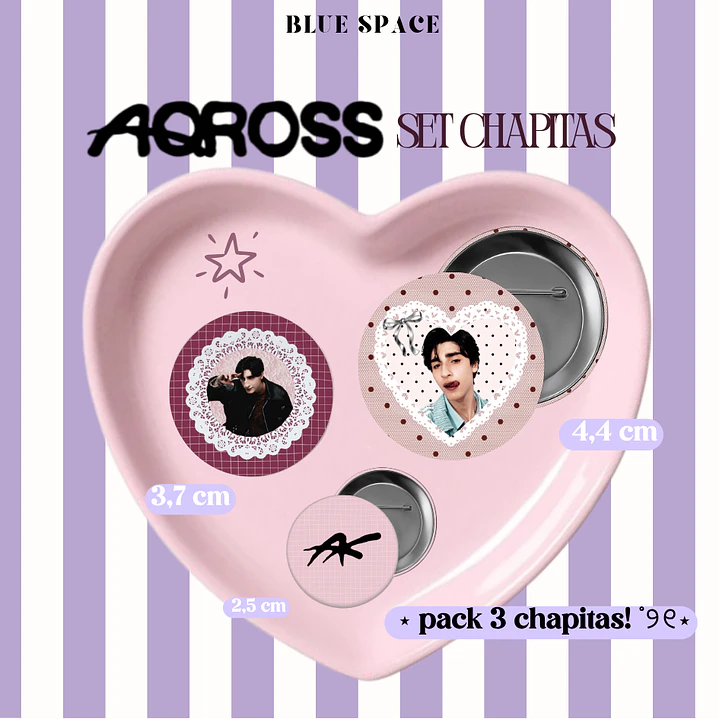 SET CHAPITAS - AQROSS JOTA 1