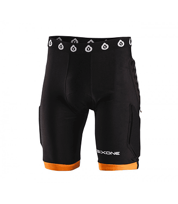 Short de Bicicleta con proteccion Sixsixone Negro