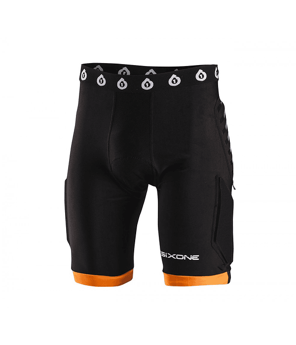 Short de Bicicleta con proteccion Sixsixone Negro