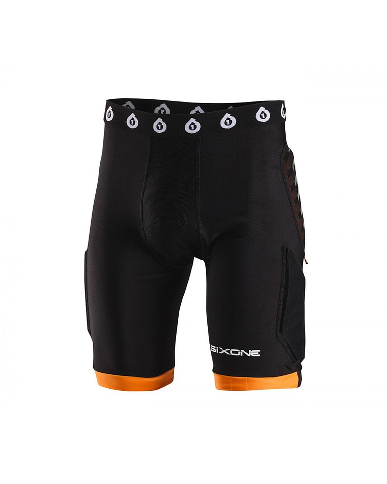 Short de Bicicleta con proteccion Sixsixone Negro