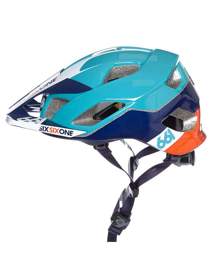 Casco de Bicicleta Sixsixone Evo AM C/Mips Naranjo Azul