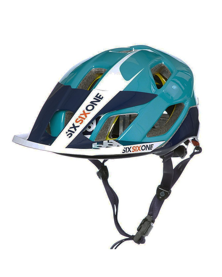 Casco de Bicicleta Sixsixone Evo AM C/Mips Naranjo Azul